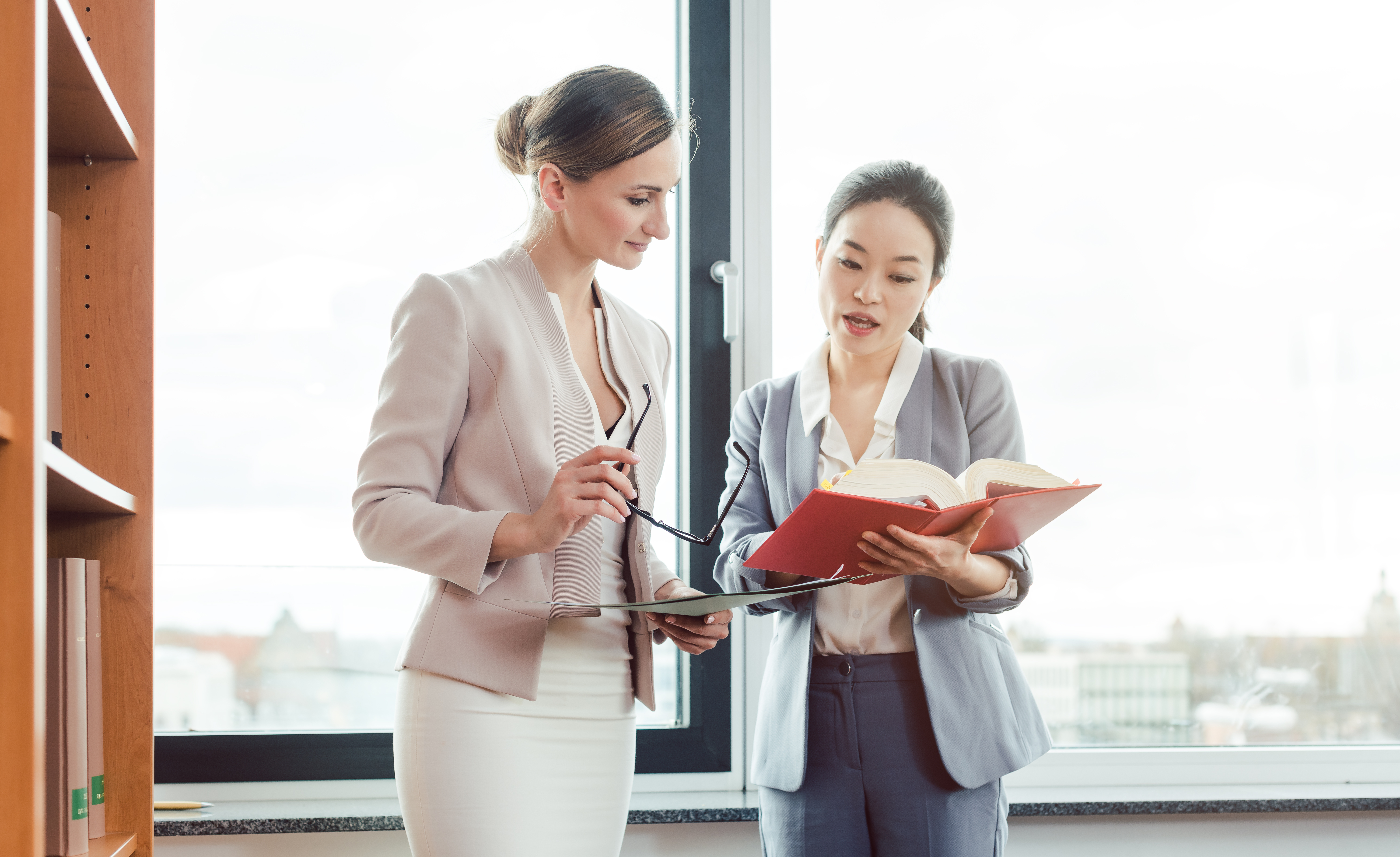 Two Women Working